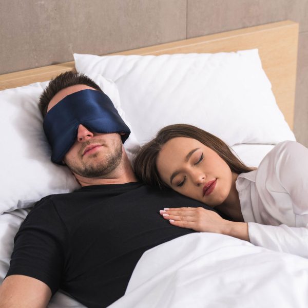 Férfi és Nő Békésen Alszik Deep Sleep Maskkal