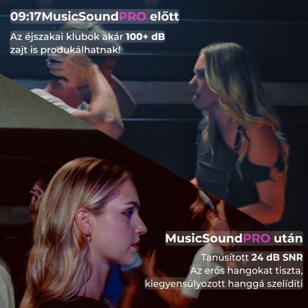 Alternative view of Music SoundPRO füldugók koncertekhez és fesztiválokhoz